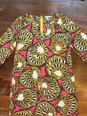 J. Crew Women’s Dress Size 12 Tunic Shift  3/4 Sleeve VNeck